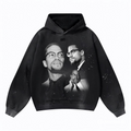 Malcom X Faces hoodie