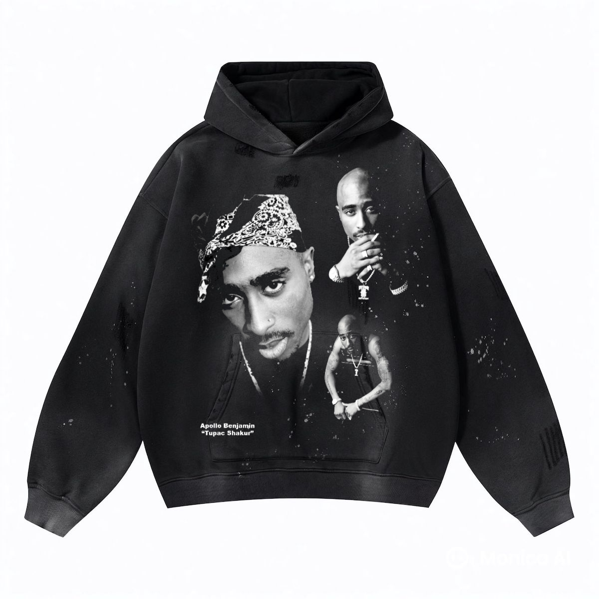 TUPAC FACES HOODIE