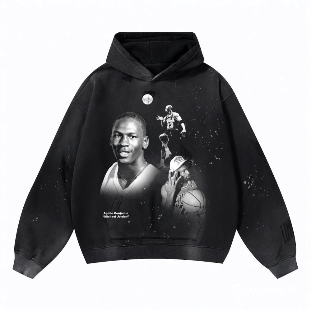 MICHEAL JORDAN FACES HOODIE