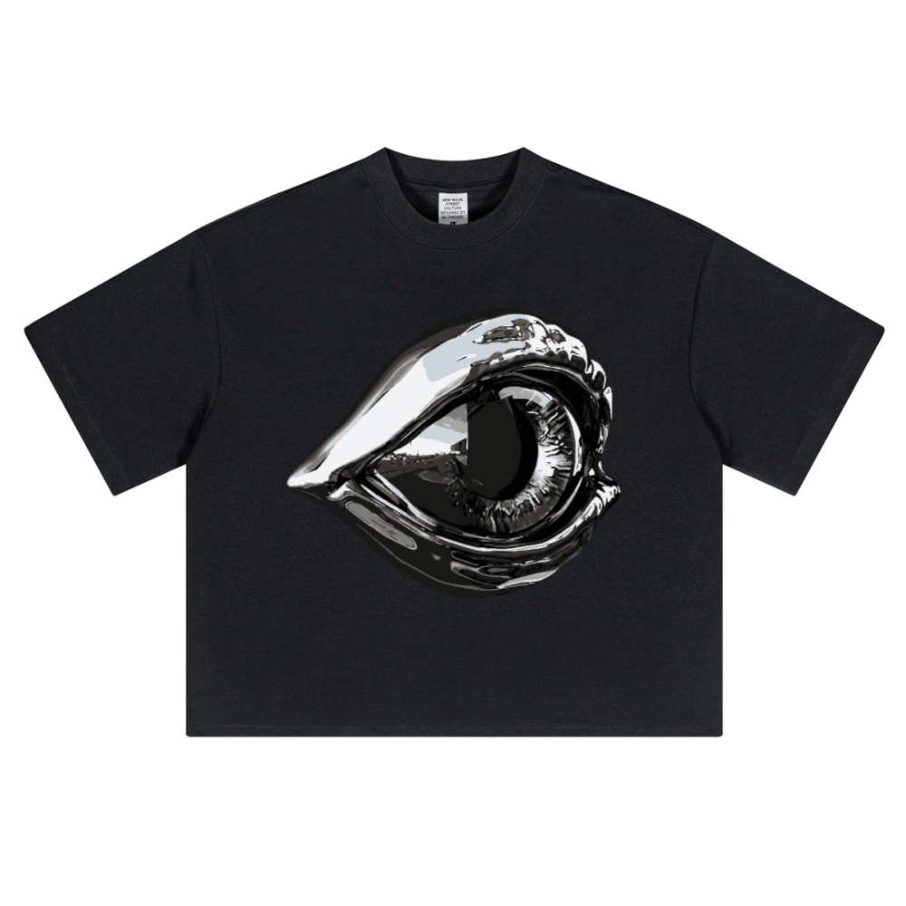 Unisex Heavyweight Short-Sleeved Oversized Cropped T-Shirt(280GSM)