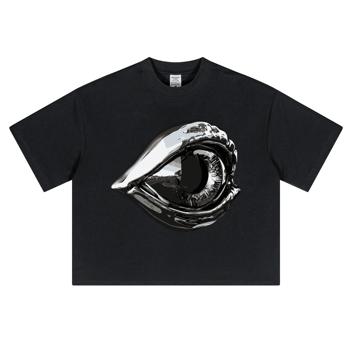 Unisex Heavyweight Short-Sleeved Oversized Cropped T-Shirt(280GSM)
