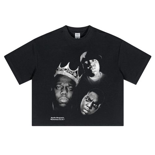 BIG FACES TEE OVERSIZED CROPPED